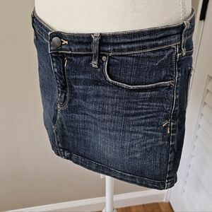 Abercrombie & Fitch Y2K Low Rise Denim Mini Skirt | Size 10 | Like New